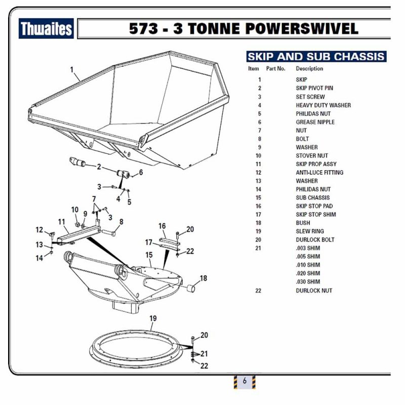 Mach 573 - powerswivel parts book for download - Plant & Engineering