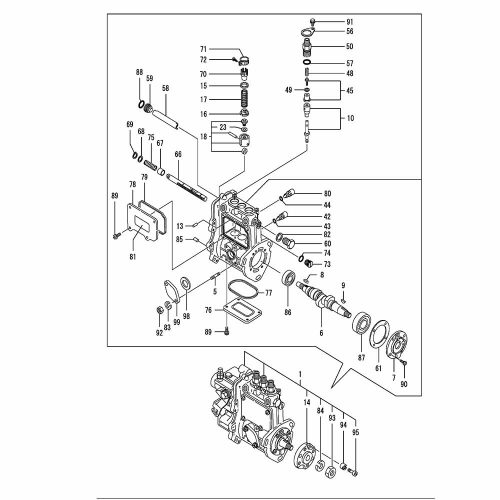 3TNV76-KWA Fuel Injection Pump