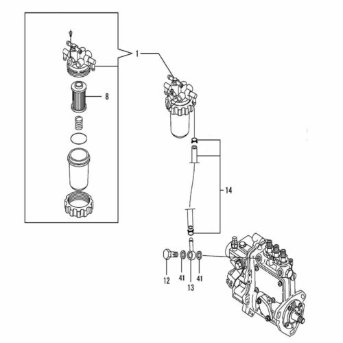 3TNV76-KWA Fuel Line