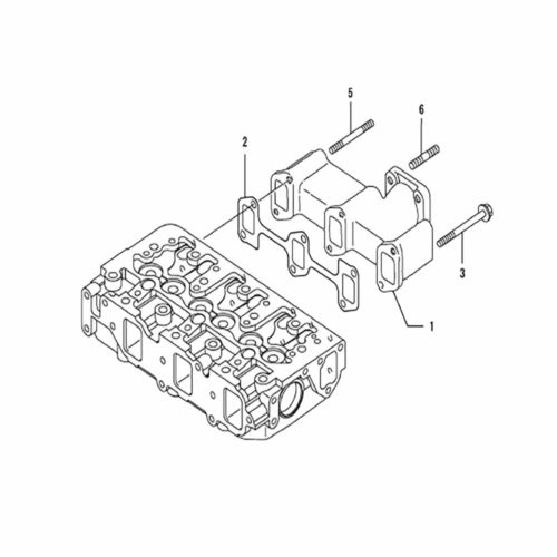 3TNV88-XWA2 Exhaust Manifold