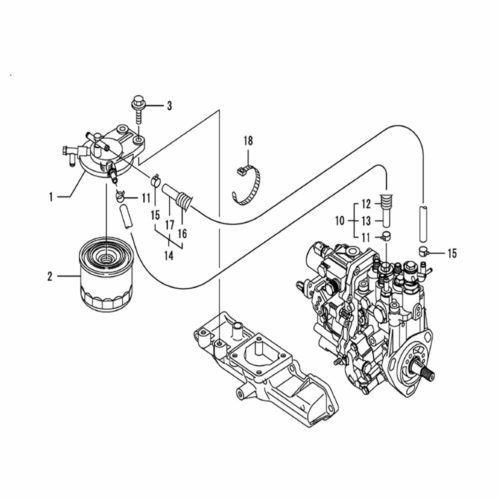 3TNV88-XWA2 Fuel Line