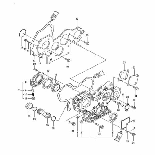 3TNV88-XWA2 Timing Gear Housing