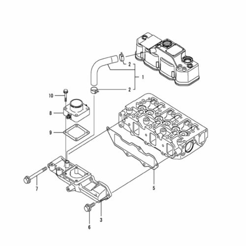 3TNV88-XWA2 Inlet Manifold