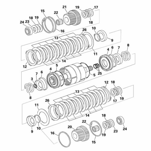 ITL transmission - Reverse Unit